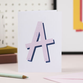 Colourful Initial Letter Card, 2 of 10