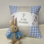 Peter Rabbit© Alphabet Cushion Gingham, thumbnail 5 of 10