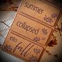 Autumn Gift | Summer Collapsed Into Fall Autumn Bookish Wax Melt, thumbnail 1 of 3