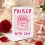 Packed With Love Sardine Valentine’s Card, thumbnail 5 of 6