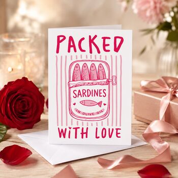 Packed With Love Sardine Valentine’s Card, 5 of 6