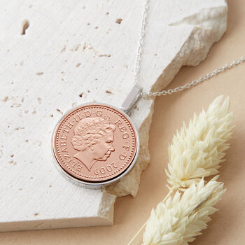 16th Birthday 2009 Penny Coin Pendant Necklace, 4 of 11