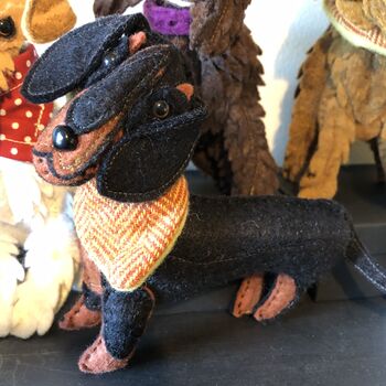 Handmade Custom Made Tiny Felt Dogs, 11 of 12