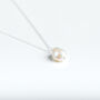 Baroque Pearl Necklace On A Silver Chain, thumbnail 1 of 9