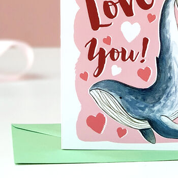 I Whaley Love You Valentine's Card, 4 of 8