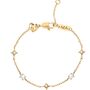 Petite Woman's Personalised Gold Cosmic Star Bracelet, thumbnail 10 of 12
