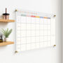 Personalised Weekly Family Command Centre Whiteboard Multi Coloured, thumbnail 1 of 7