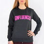 'Ginfluencer' Ladies Sweatshirt, thumbnail 1 of 3