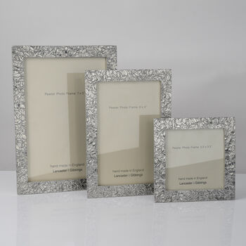 Hedgerow Cast Pewter Photo Frame, 2 of 8