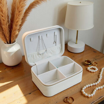 Personalised Floral Travel Jewellery Box, 6 of 6