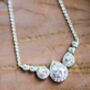 Pear Drop Crystal Necklace, thumbnail 1 of 4