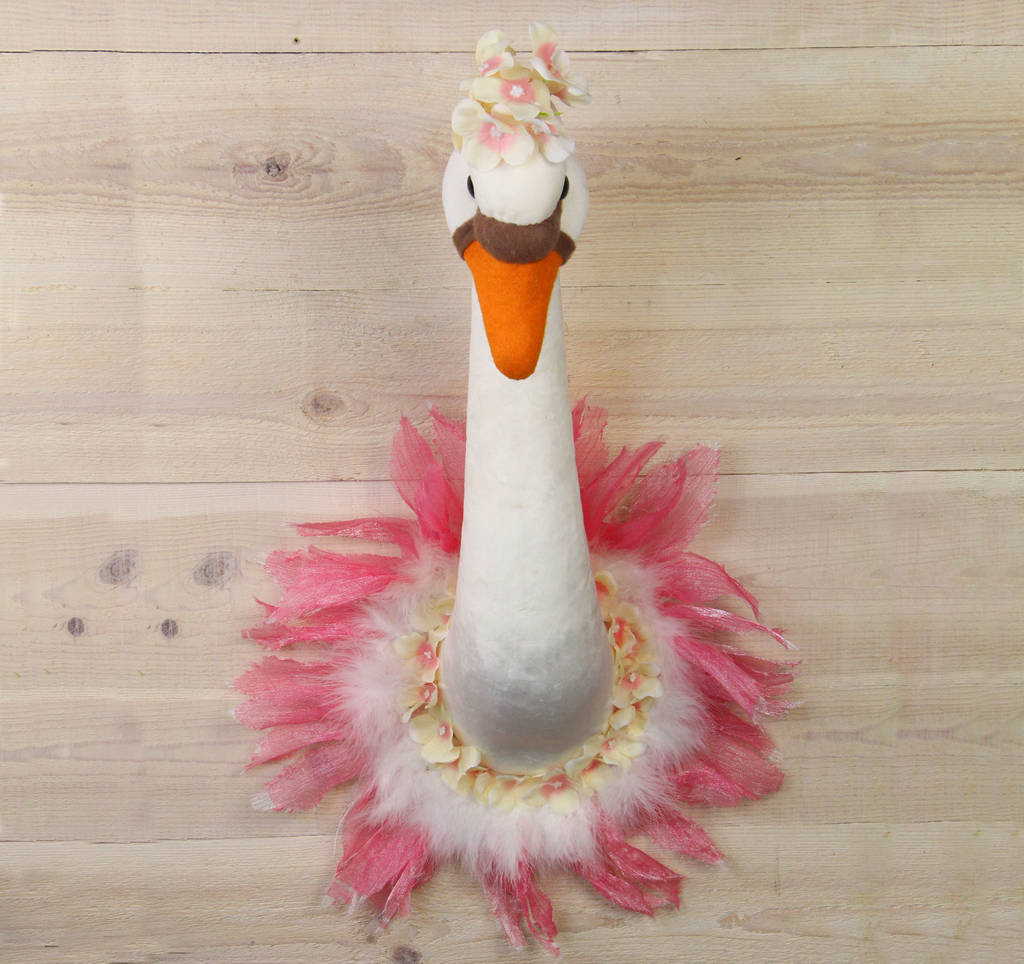 plush head wall decor