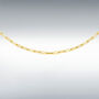 9ct Gold Ladies Paperclip Chain, thumbnail 2 of 4