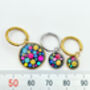 Disco Charm Hoop Earrings In Micro, Mini Or Small Size, thumbnail 2 of 11