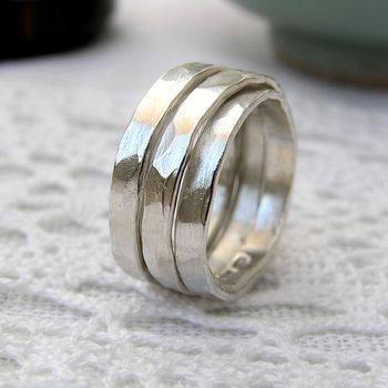 Wrapped Slim Silver Ring By anna k baldwin | notonthehighstreet.com