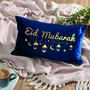 Luxury Velvet Eid Mubarak Cushion, thumbnail 1 of 4
