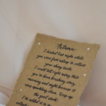 Personalised Children's Tooth Fairy Letter Certificate, 8 of 11