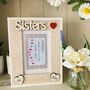 Personalised Sister Photo Frame Birthday Gift, thumbnail 3 of 6