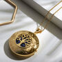 Personalised 18 K Gold Plated Tree Of Life Locket, thumbnail 1 of 12
