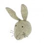 Felt Hare Head Mini, thumbnail 2 of 2