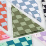 Custom Colour Checkerboard Bunting Party Garland, thumbnail 6 of 6