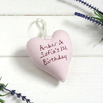 Personalised Mini Hanging Heart Birthday Gift For Her, 9 of 12