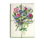 'Thank You' Language Of Flowers Posy Card, thumbnail 4 of 6
