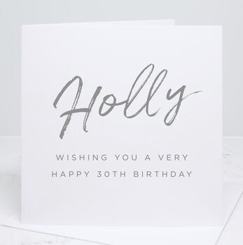 Personalised 30th Birthday Card, 3 of 5