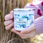 Personalised Mum's Enamel Gardening Mug, thumbnail 9 of 9