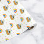 Noahs Ark Christening Wrapping Paper Roll Or Folded #51, thumbnail 3 of 3