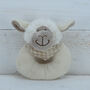 Sheep Toy Baby Soother And Baby Rattle Plush Set, thumbnail 3 of 6