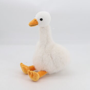 Cream Goose Soft Snuggly Toy In Gift Packaging, 8 of 8
