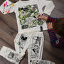 Superhero Comic Colour In Pyjamas With Pens, thumbnail 1 of 9
