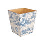 Tissue Box Cover Wooden Blue Toile, thumbnail 4 of 4