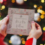 Personalised Couples Photo Reveal Christmas Card, thumbnail 6 of 11