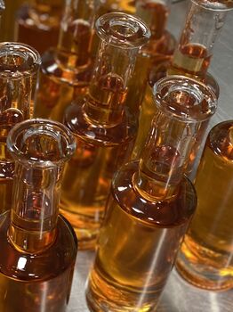 Wild Plum Liqueur And Six Wonky Shot Glasses, 2 of 7