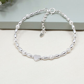 Mimi Heart Bracelet, 925 Sterling Silver, 4 of 4