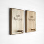 Personalised Couple's Wooden Peg Hook, thumbnail 10 of 12