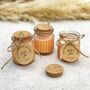 Spiced Orange Soy Wax Candles Set Of Two, thumbnail 1 of 7