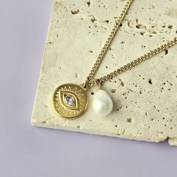 Evil Eye Talisman Necklace, 2 of 5