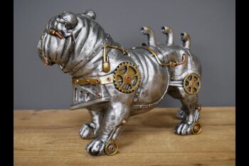 Steampunk Bulldog Ornament, 3 of 3