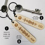 Spotify Code, Personalised Initials Keyring Set, thumbnail 3 of 4