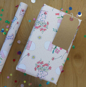 Birthday Gift Wrap For Her Floral Design, 2 of 2