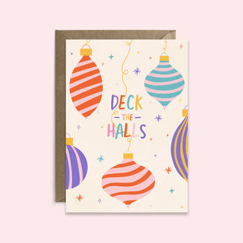 Deck The Halls | Christmas Card | Holiday | Seasonal, 3 of 3