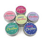 Happy Christmas Wildflower Stocking Filler Gifts Set Of Six Mini Tins, thumbnail 2 of 6