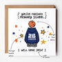 Customisable 2026 School Leavers Card For Boys, thumbnail 1 of 8