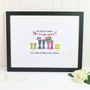 Personalised Anniversary Welly Boot Family Print, thumbnail 4 of 8