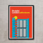 Brutalist London Balfron Tower Illustrated Poster, thumbnail 3 of 3