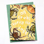 Funny Belated Birthday Card, thumbnail 1 of 5