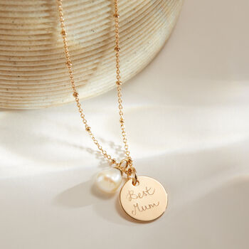 Personalised Pearl Drop Necklace, 4 of 7
